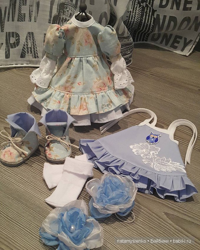 Голубоглазка. Авторская текстильная кукла (фото 3)