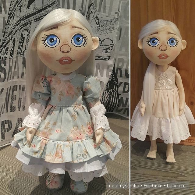 Голубоглазка. Авторская текстильная кукла (фото 2)