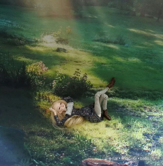 Шанталь на природе — Гибридизация кукол BJD (БЖД): пересадка головы (фото 5)