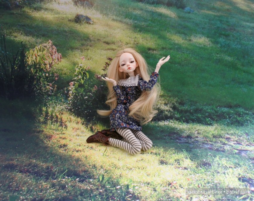 Шанталь на природе — Гибридизация кукол BJD (БЖД): пересадка головы (фото 4)