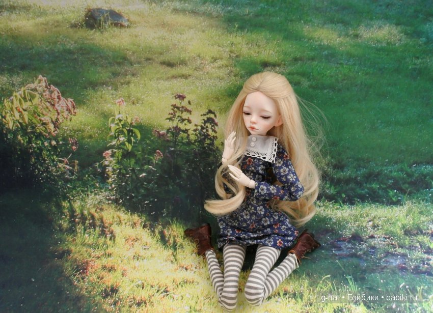 Шанталь на природе — Гибридизация кукол BJD (БЖД): пересадка головы (фото 2)