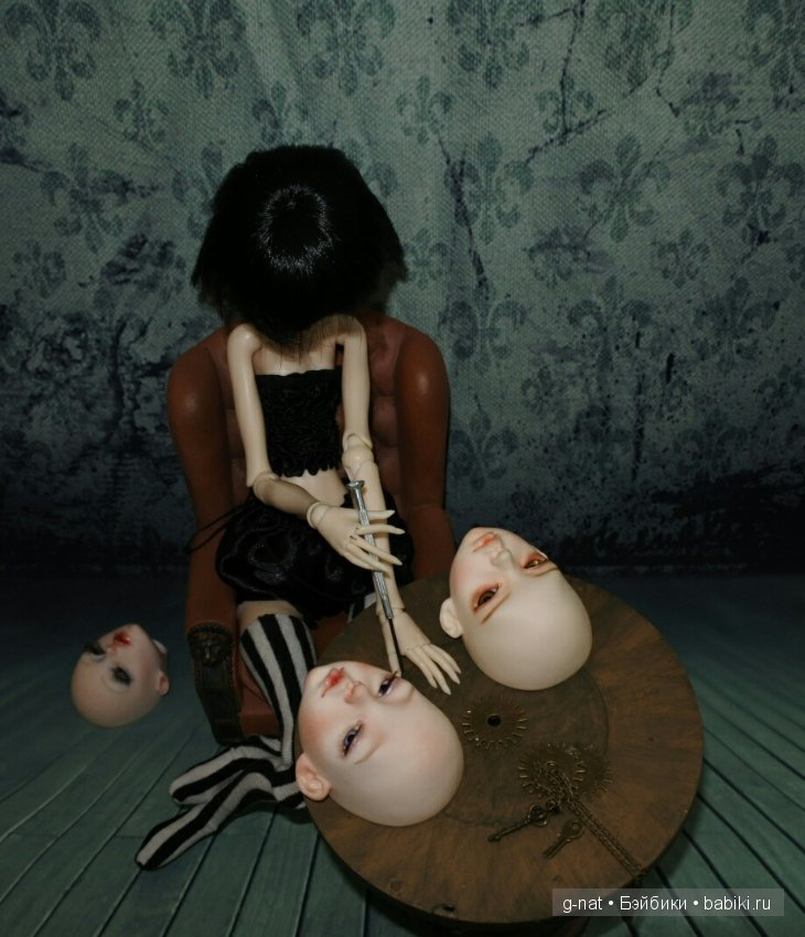 Немного сюрреализма — Гибридизация кукол BJD (БЖД): пересадка головы (фото 8)