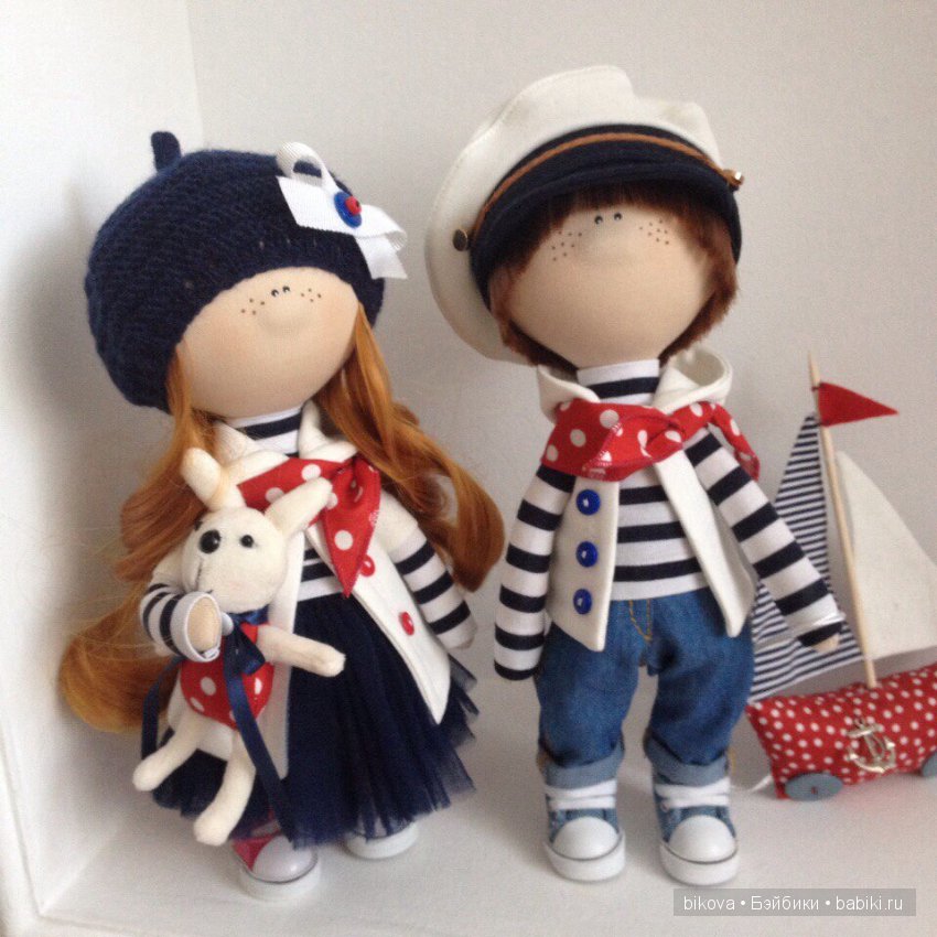 Морячки пополняются, текстильные куколки Натальи Кудрявцевой (фото 10)