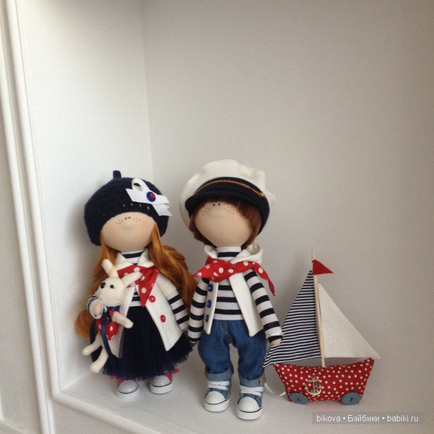 Морячки пополняются, текстильные куколки Натальи Кудрявцевой (фото 3)