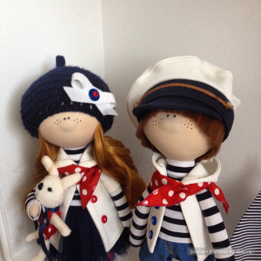 Морячки пополняются, текстильные куколки Натальи Кудрявцевой (фото 8)