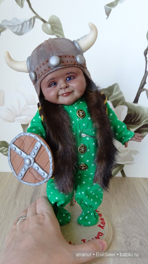 Маленький Викинг. Авторская кукла Кондрашовой Ирины