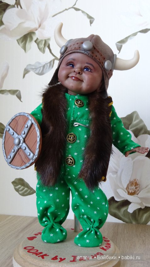 Маленький Викинг. Авторская кукла Кондрашовой Ирины