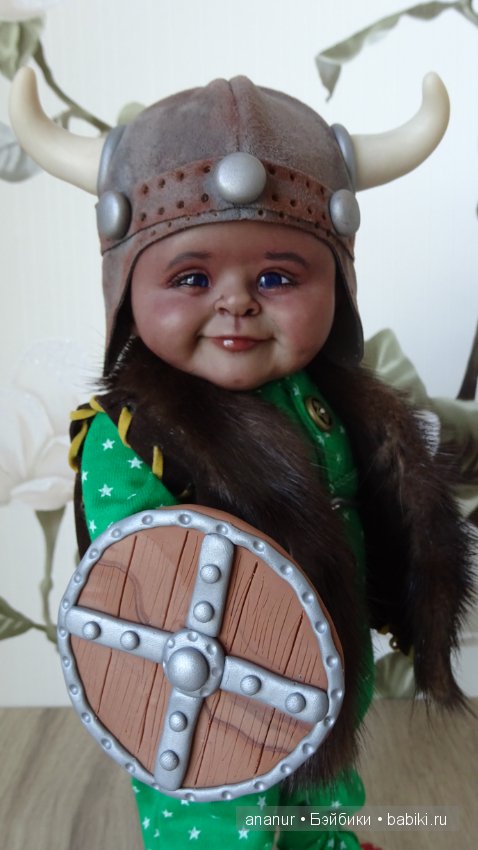 Маленький Викинг. Авторская кукла Кондрашовой Ирины