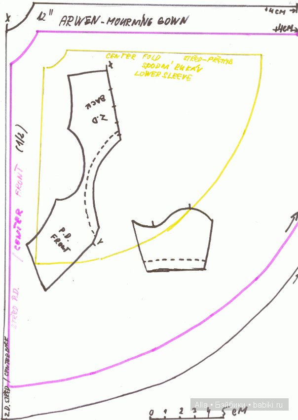 Красивые платья для кукол, выкройки
