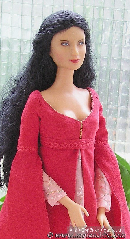 Красивые платья для кукол, выкройки (фото 5)