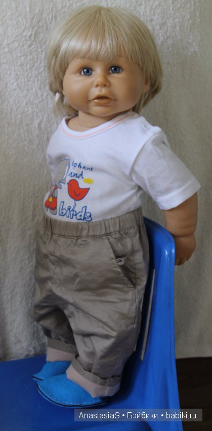 Мишка, для сынишки — Куклы Brigitte Leman (Бриджит Леман): Zapf Creation (фото 3)