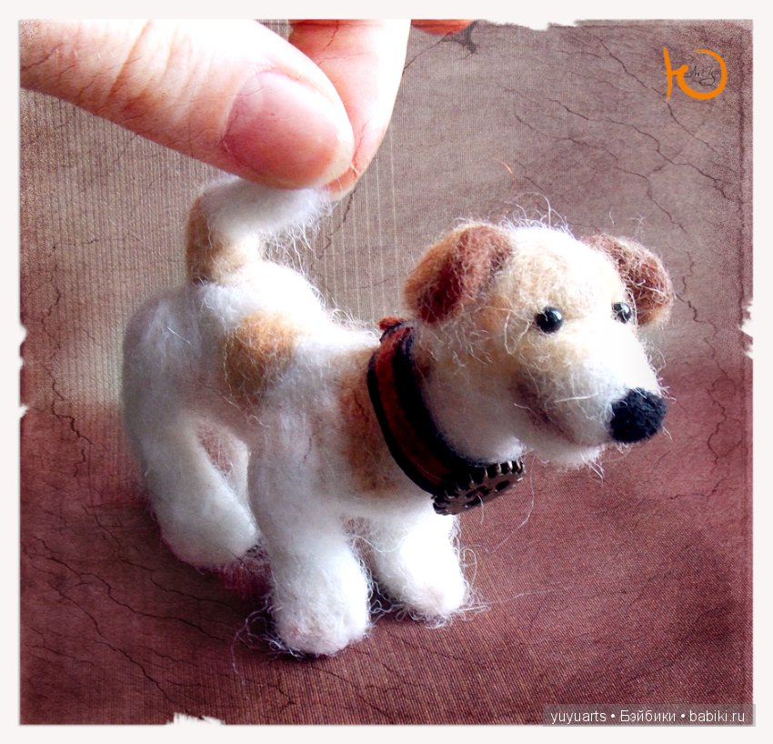 Эстер, подвижная авторская куколка и ее собачка Дороти (фото 4)