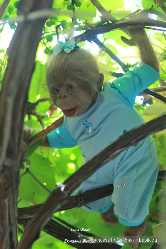 Моя третья обезьянка Анфиска, молд Бинки от Дениз Пратт