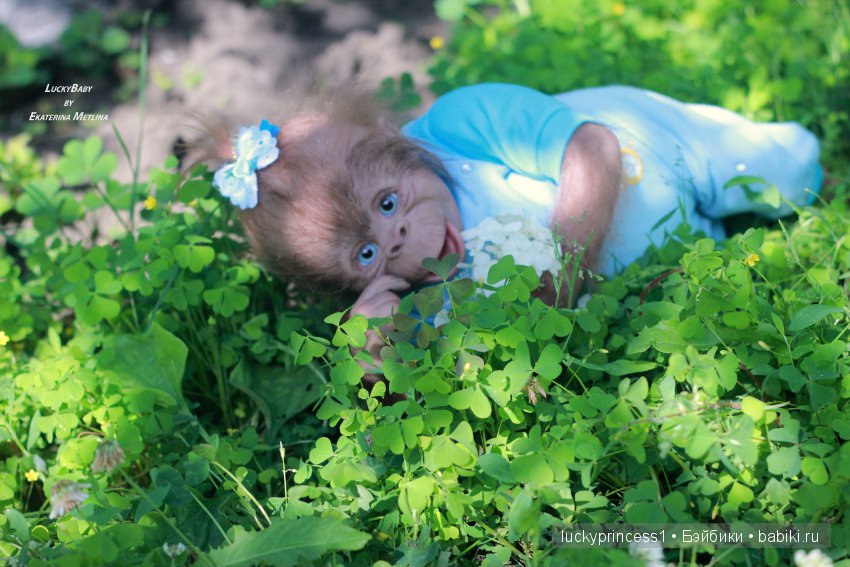 Моя третья обезьянка Анфиска, молд Бинки от Дениз Пратт (фото 8)