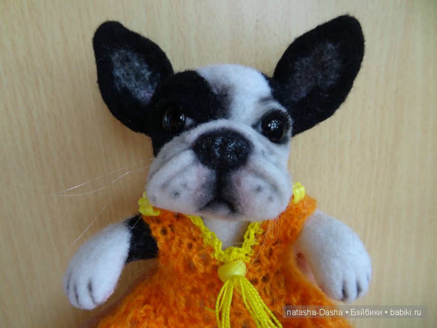 Оранжевое чудо. Игрушка валянием из шерсти (фото 3)