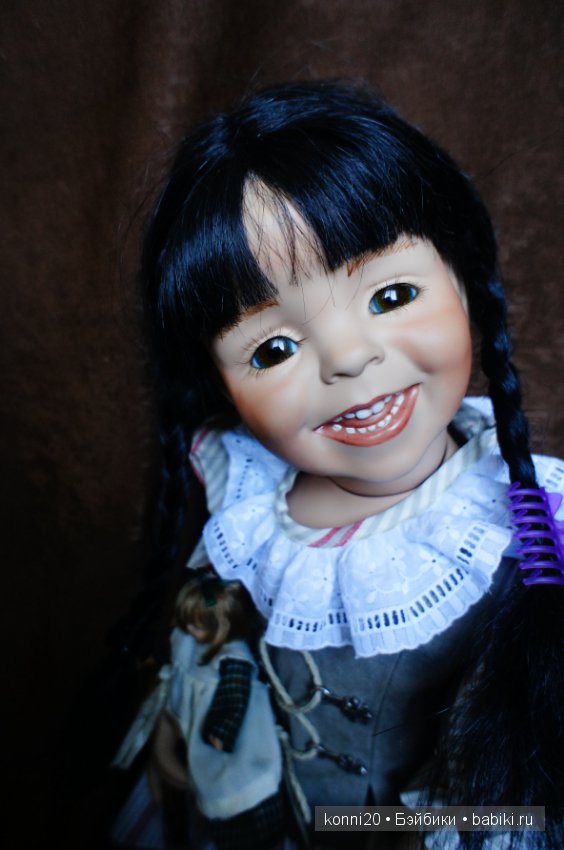 Фарфоровая кукла Миранда от автора Диана Эффнер или " Я улыбаюсь каждому на радость..." (фото 9)