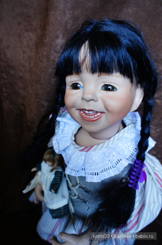Фарфоровая кукла Миранда от автора Диана Эффнер или " Я улыбаюсь каждому на радость..." (фото 5)
