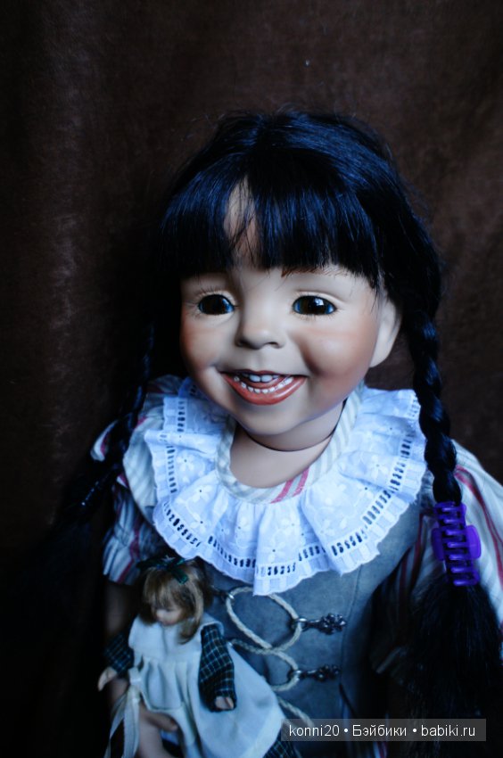 Фарфоровая кукла Миранда от автора Диана Эффнер или " Я улыбаюсь каждому на радость..." (фото 8)