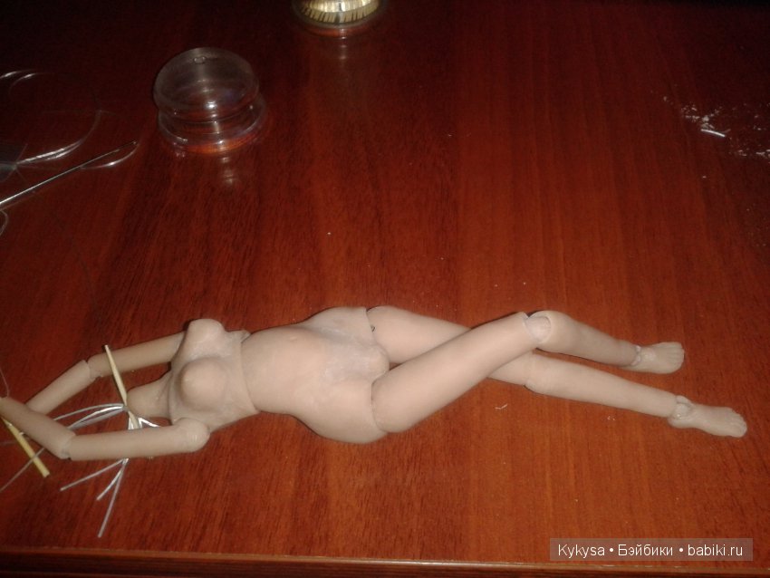 "Творческий тупик" Часть 3 Пробная сборка. Шарнирная кукла (фото 2)