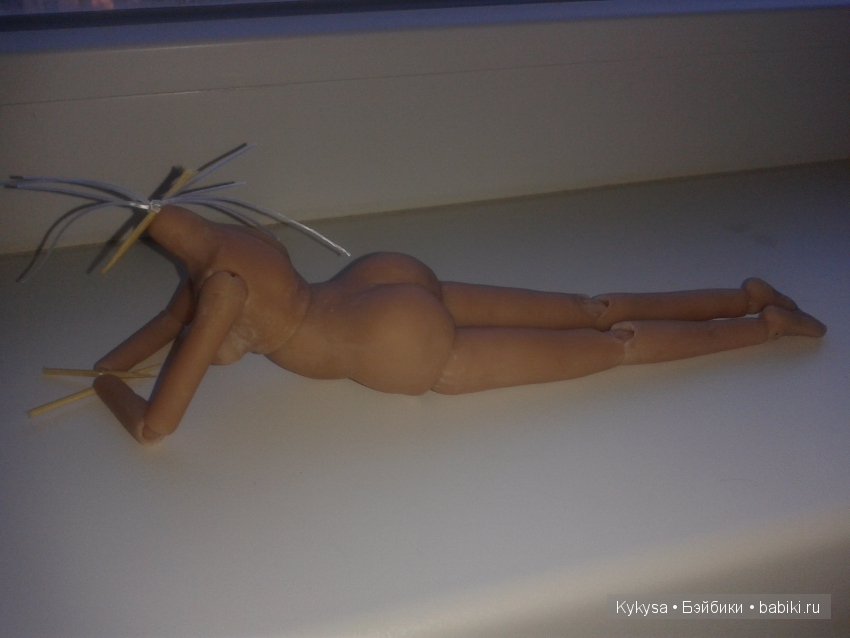 "Творческий тупик" Часть 3 Пробная сборка. Шарнирная кукла (фото 10)