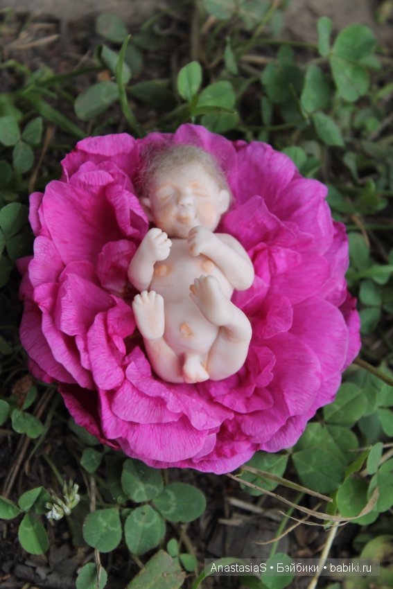 Мой летний цветочек. Мини кукла