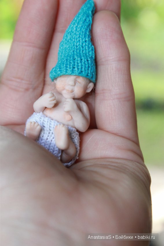 Мой летний цветочек. Мини кукла (фото 7)