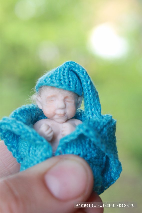 Мой летний цветочек. Мини кукла (фото 5)