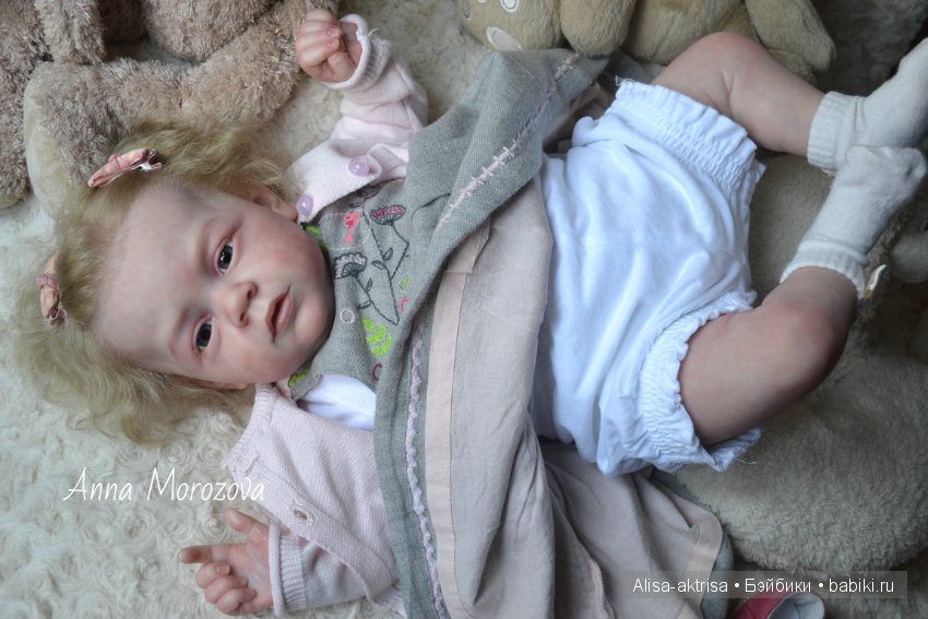 Мари Энн - моя нежная малышка. Кукла реборн Анны Морозовой