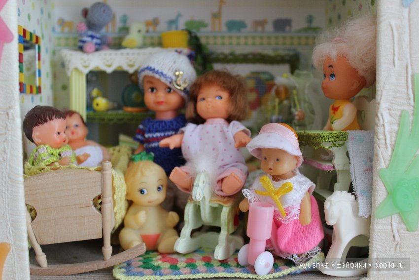 Преображение маленьких куколок