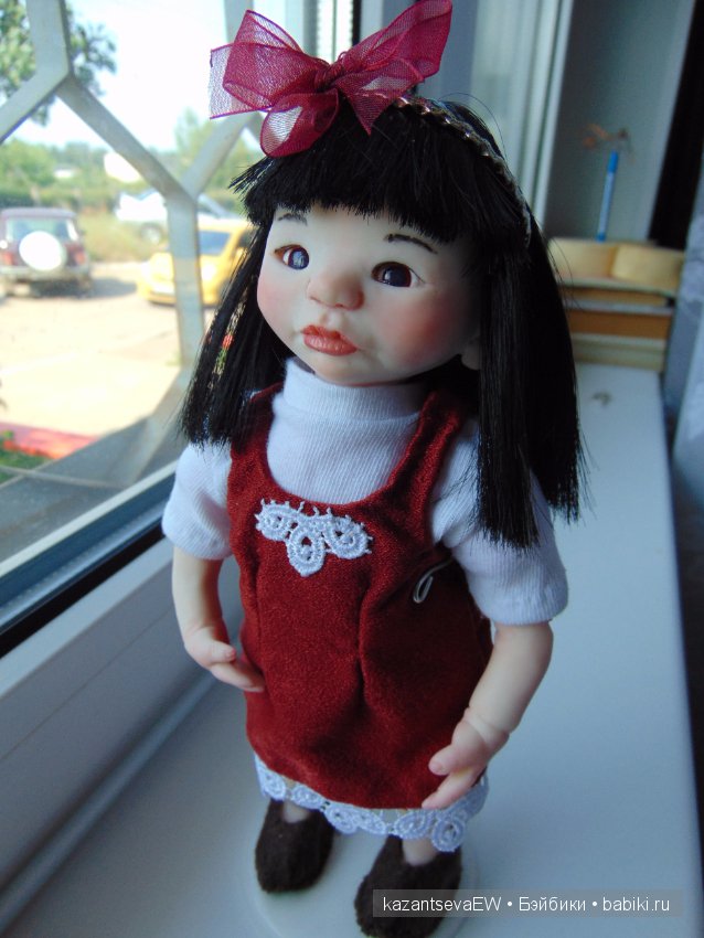 Маленькая японочка. Авторская кукла ручной работы