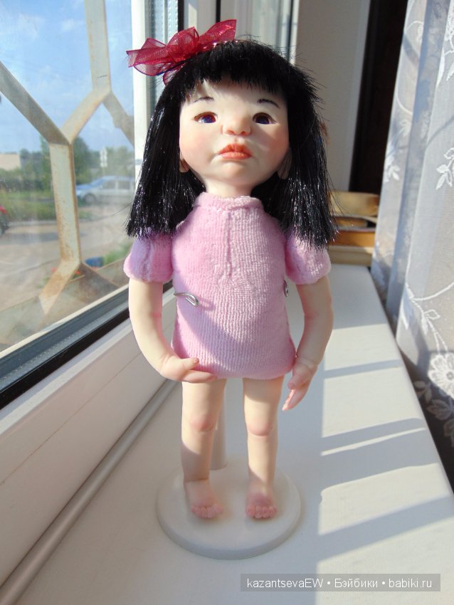 Маленькая японочка. Авторская кукла ручной работы