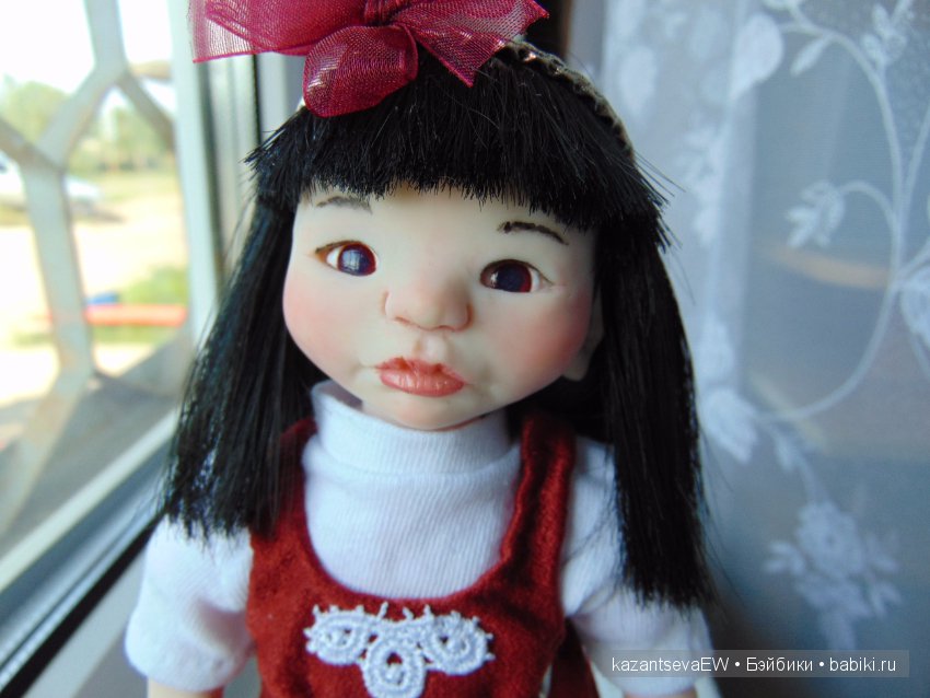 Маленькая японочка. Авторская кукла ручной работы