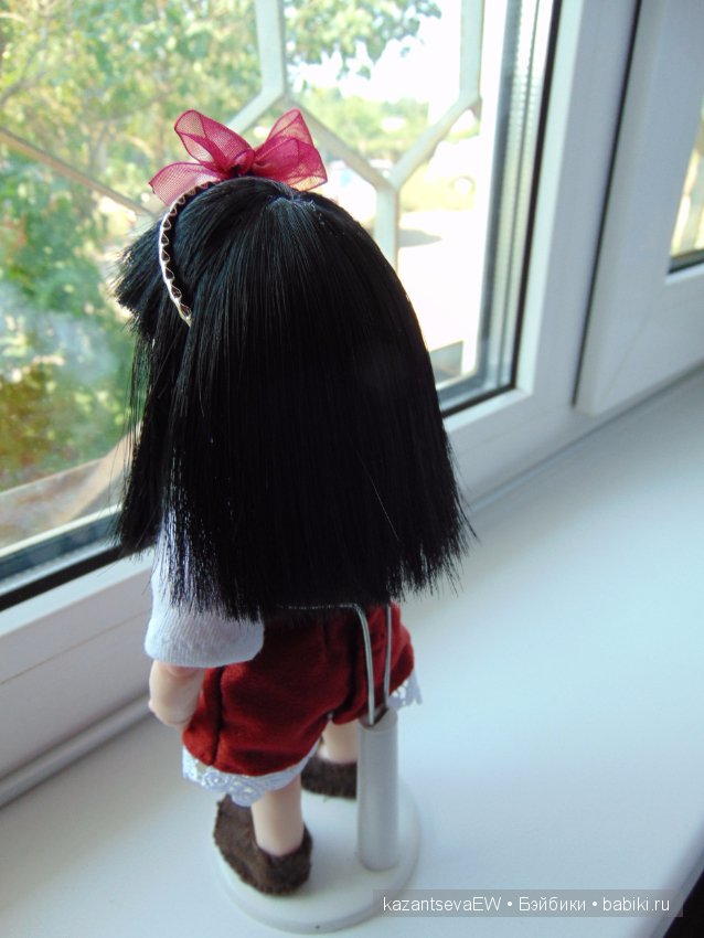 Маленькая японочка. Авторская кукла ручной работы (фото 10)