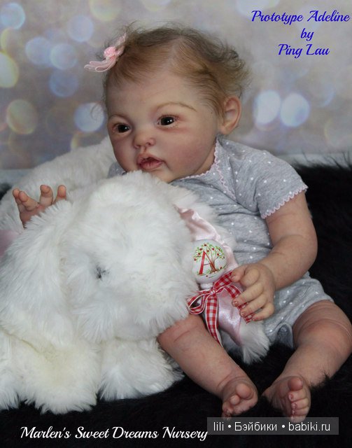 Молд для куклы реборн Adeline от скульптора Ping Lau (фото 10)