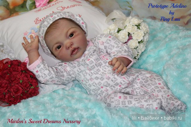 Молд для куклы реборн Adeline от скульптора Ping Lau