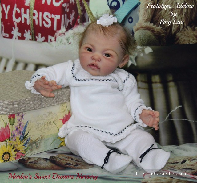 Молд для куклы реборн Adeline от скульптора Ping Lau