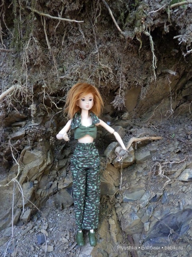 Мои куклы на море. Часть 2. Банда 1:6. Куклы Момоко, Джейки, Харука и Барбийожка (фото 8)