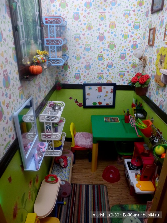 Кладовка превращается в комнату для кукол