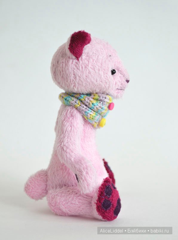 Розовый тедди мишка — Авторские мишки Тедди и друзья: фото (фото 4)