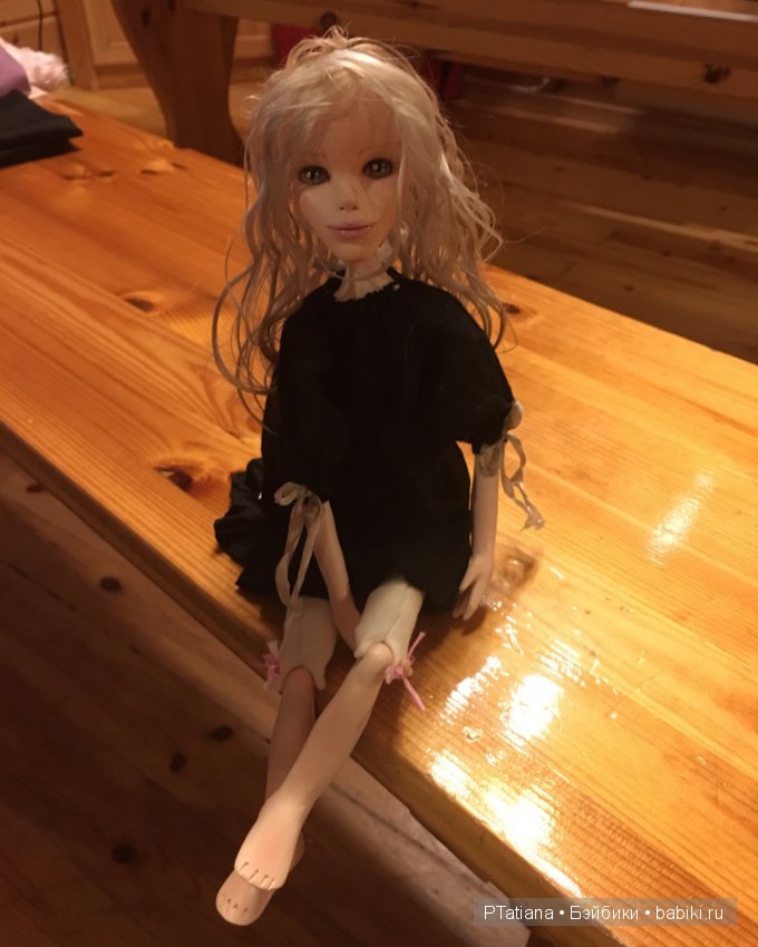 Моя золушка. Авторская кукла из паперклея (фото 3)