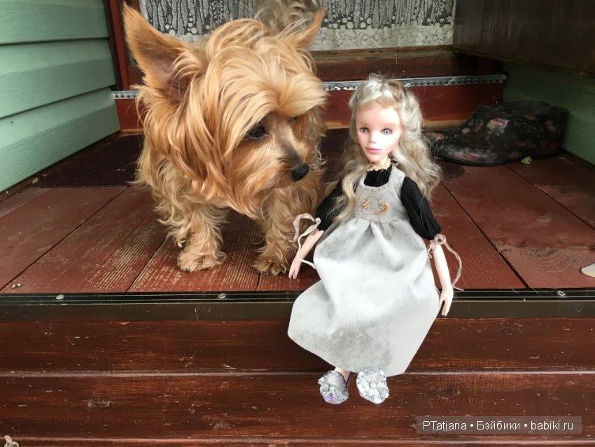 Моя золушка. Авторская кукла из паперклея (фото 5)