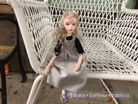 Моя золушка. Авторская кукла из паперклея (фото 7)