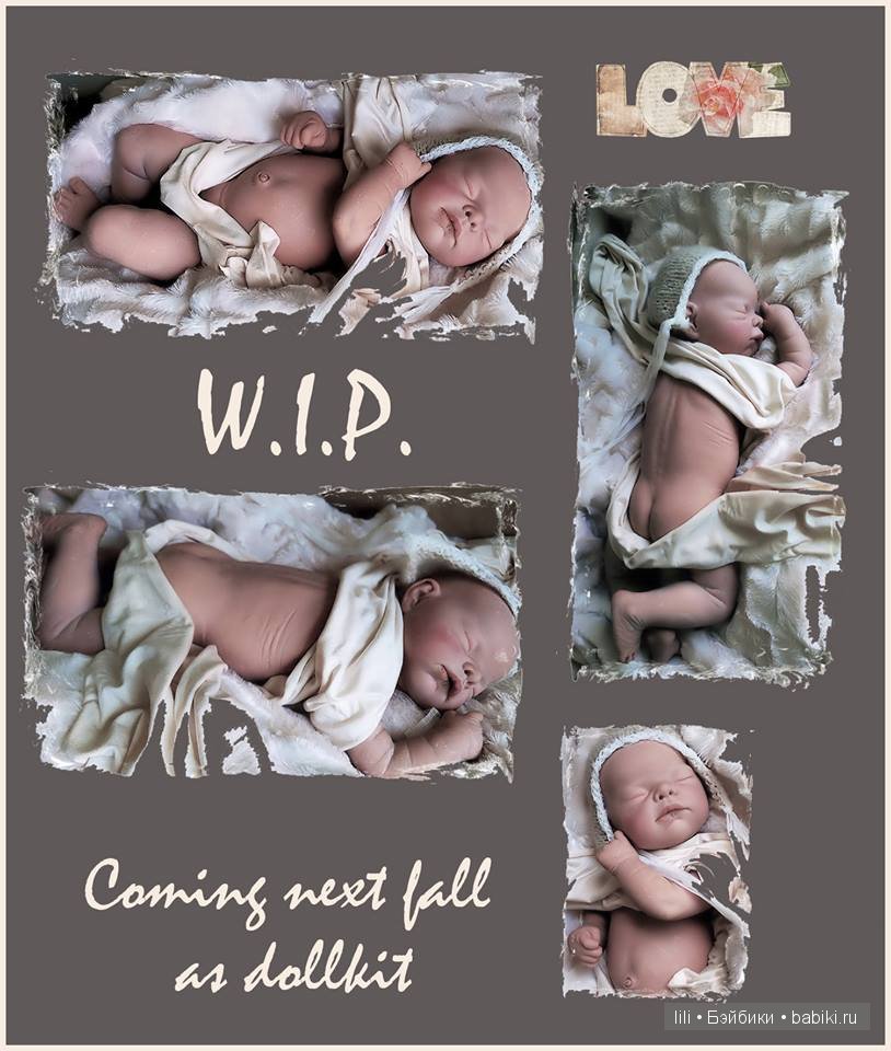 Новый молд куклы реборн скульптора Adrie Stoete
