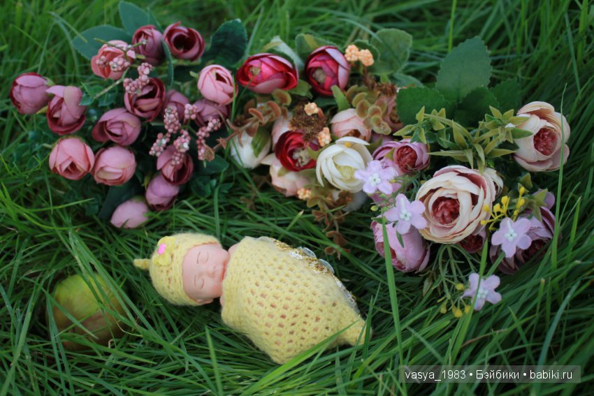 Я скоро стану бабочкой. Авторская кукла (фото 3)