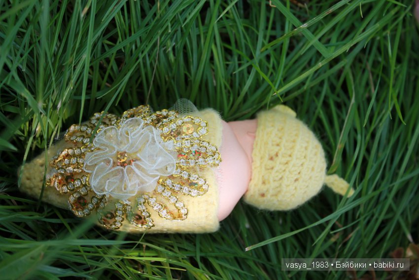 Я скоро стану бабочкой. Авторская кукла (фото 2)