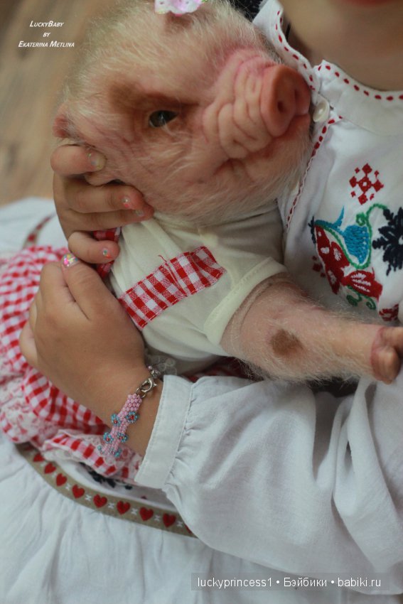 Свинка Хлоя. Часть 2 — Куклы Реборн (Reborn): работы мастеров (фото 10)