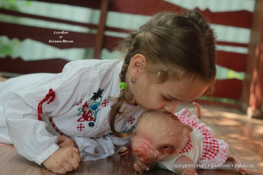 Свинка Хлоя. Часть 2 — Куклы Реборн (Reborn): работы мастеров