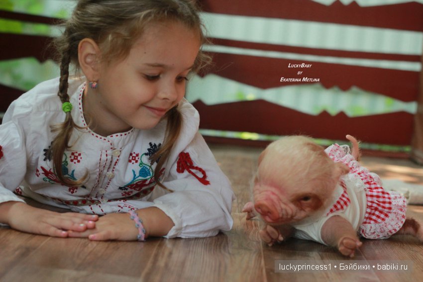 Свинка Хлоя. Часть 2 — Куклы Реборн (Reborn): работы мастеров