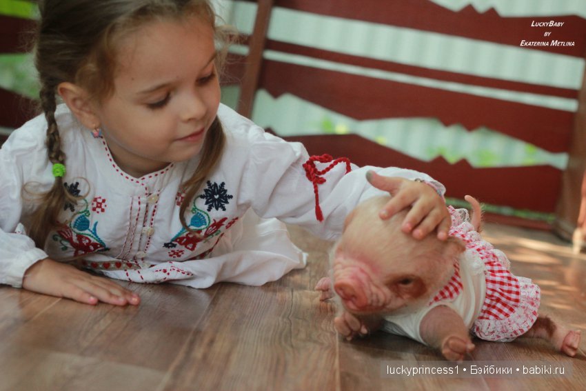 Свинка Хлоя. Часть 2 — Куклы Реборн (Reborn): работы мастеров