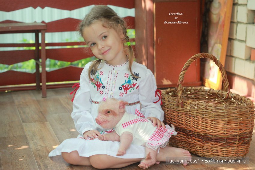 Свинка Хлоя. Часть 2 — Куклы Реборн (Reborn): работы мастеров (фото 4)
